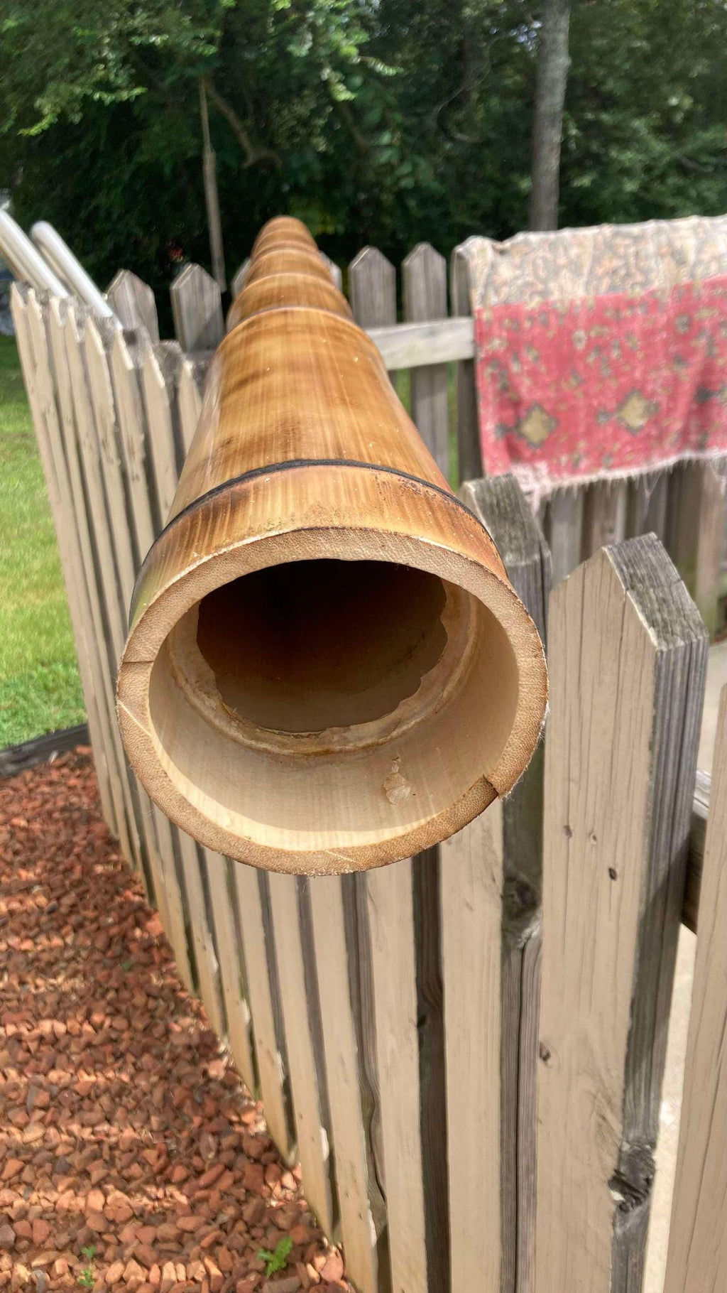 3.5-4" Bamboo Poles Set of 2 Flame Cured Bamboo Indoor/Outdoor Tiki Decor Construction Grade Bamboo Shibari Suspension Pole