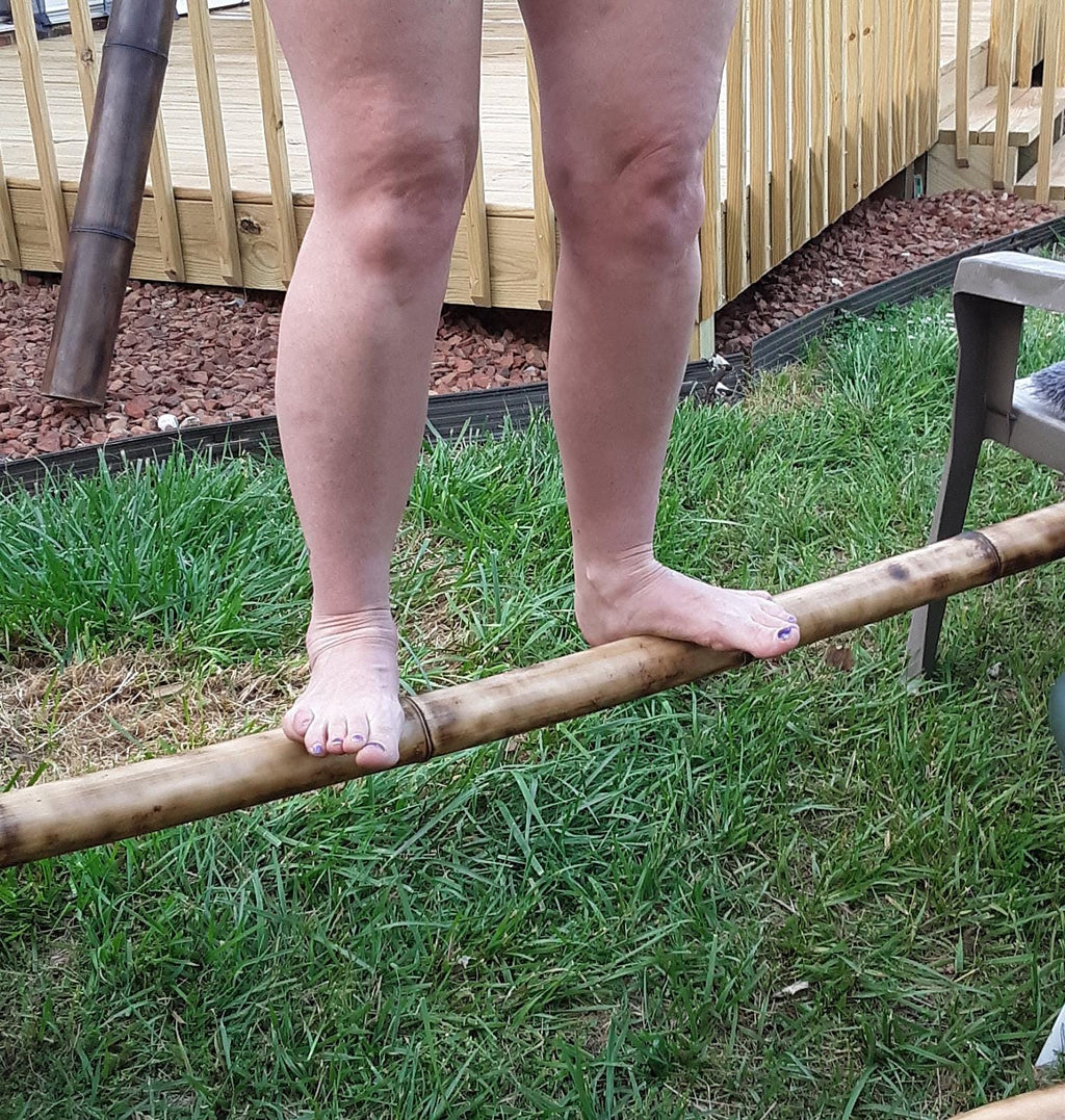 1.5-2" Bamboo Poles 4 Pack Bamboo Craft Sticks Garden Decor Wood Bamboo Poles Indoor Decor